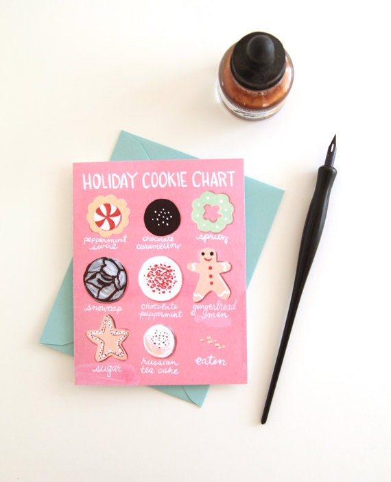 Holiday Cookie Cards - Set of 8