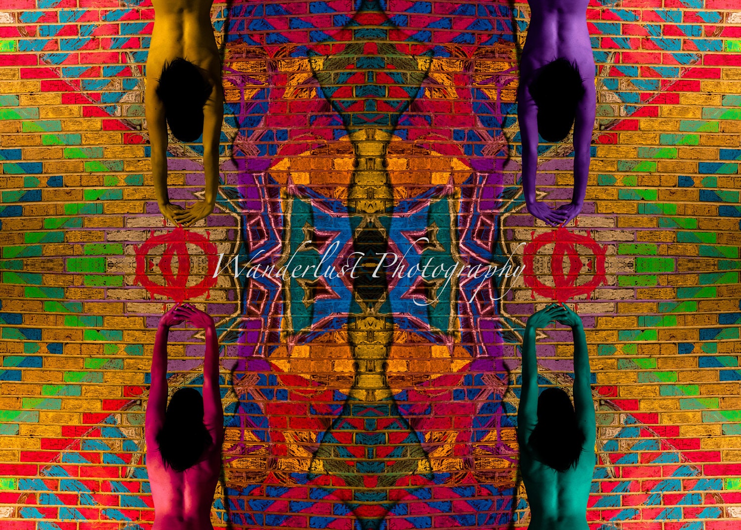 Topless Woman Vivid Pop Art - Photography Print 12x18