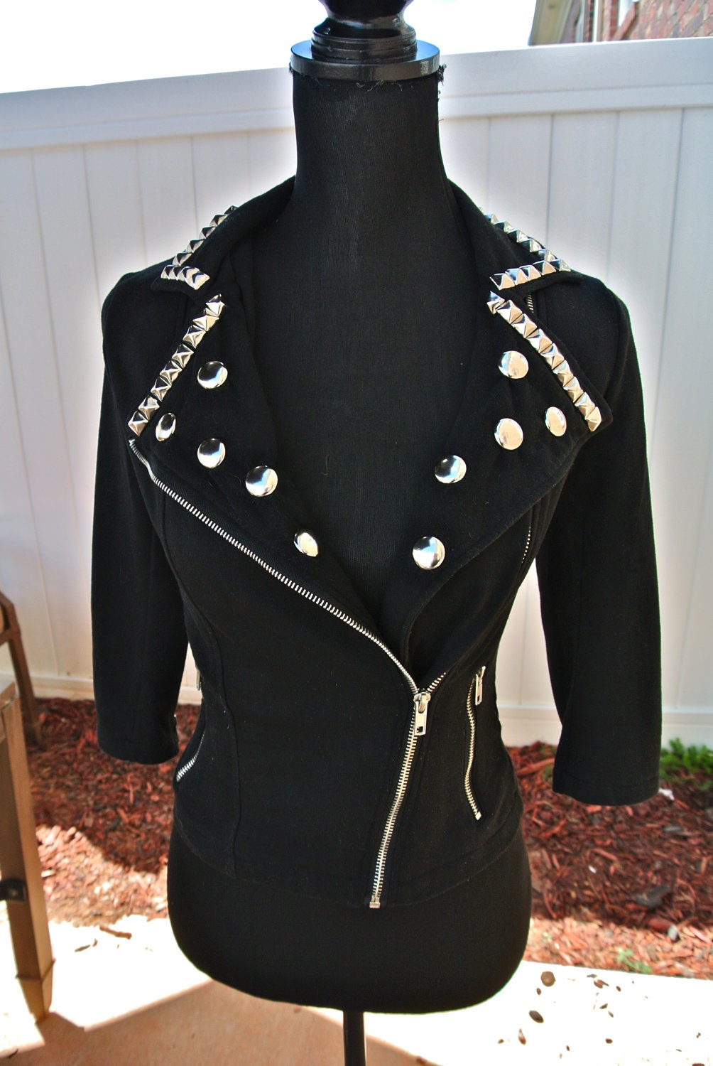 S Custom Satan Devil Blazer Studded Jacket from 'Dressed To Kill' collection.