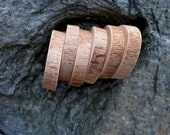 Natural Sycamore Wooden Tree Branch Buttons Wood Accessory for Knitting, Crochet, Journal, Jewelry, and Clothing Projects - Set of 6