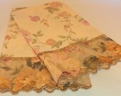 Decorative guest towels Floral Pattern with tapestry set of 2