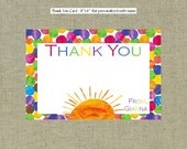 The Very Hungry Caterpillar Themed Printable Thank You Card