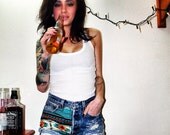 Aztec Tribal High Waisted Shorts