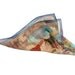 Paris. Pure silk scarf, hand painted in cold batik technique. Ready to ship. Free shipping