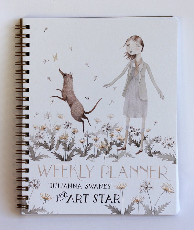 Julianna Swaney of Oh My Cavalier for Art Star // Illustrated Dateless Planner // Datebook