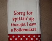 Indiana University Burp Cloth