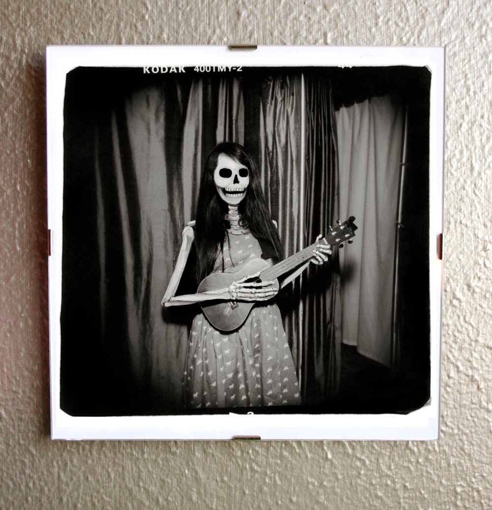 framed 8x8 Dia de los Muertos photo
