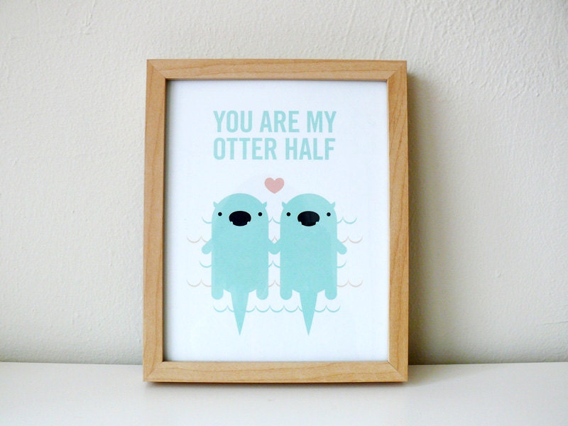 Otter Half 8x10 Print