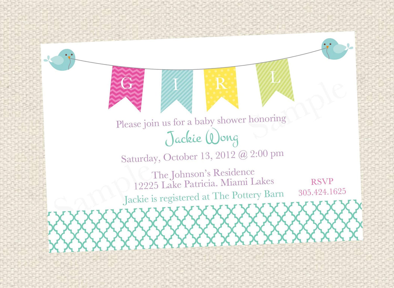 Its a Girl Baby Shower Invitation Il_170x135