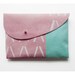 MIXED CLUTCH (m) // pink mint white
