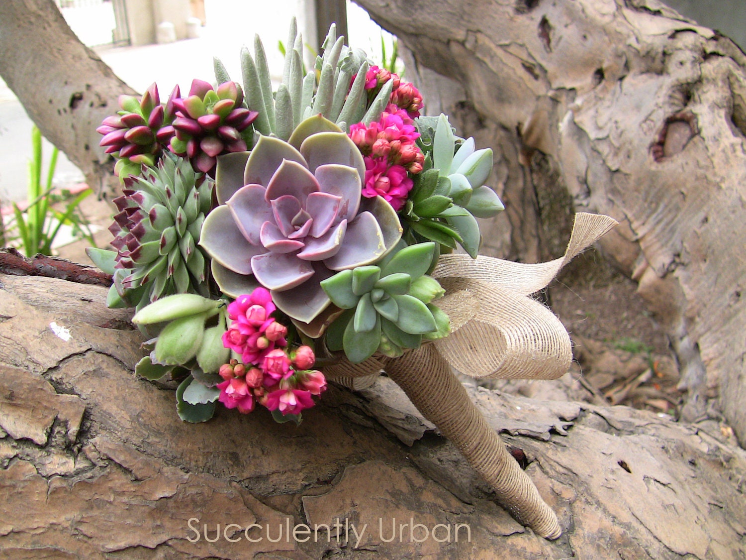 Wedding succulent bouquet, Succulent bridal bouquet, Bridal bouquet