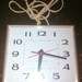 Vintage 1960S Model 2145 GE Wall CLOCK Brown 60S Volts 115 Dated between 1962 - 1967