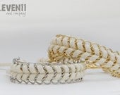 Stacking bracelets for the spring or summer. Chevron friendship bracelets.