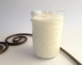 Cherry Almond Scented Candle, 8 oz Soy Candle, Mason Jar Candle, Food Scented Christmas Candle
