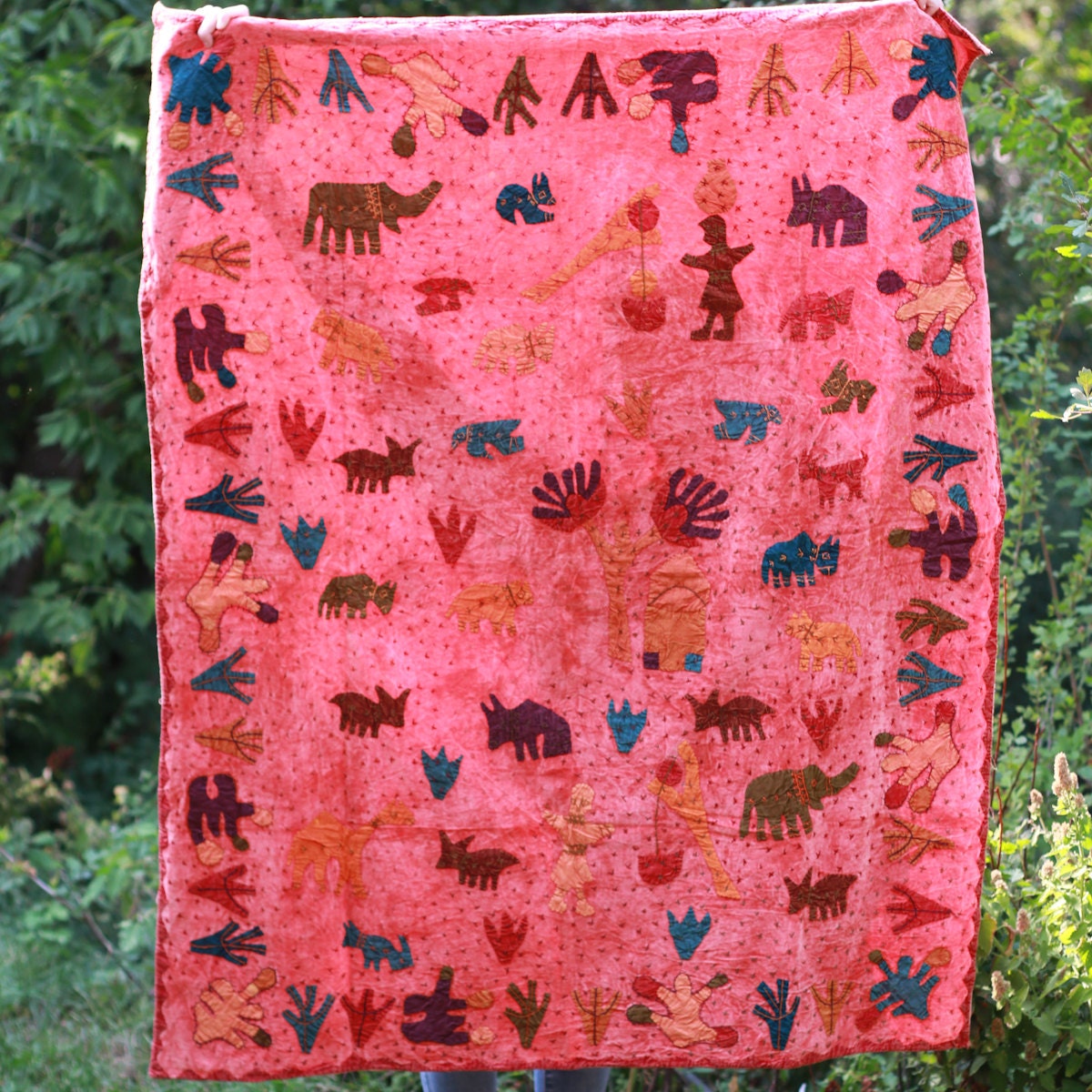 Baby Blanket in Red Velvet