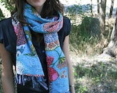 Bright Blue Scarf