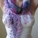 Lilac Scarf with Lilac Trim Edge - Summer Collection