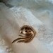 Beautiful Vintage Trifari Gold Feather Brooch Mid Century Estate Jewelry