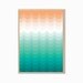 Ocean Poster : Modern Illustration Retro Cool Art Wall Decor Print A4 8 x 11 in
