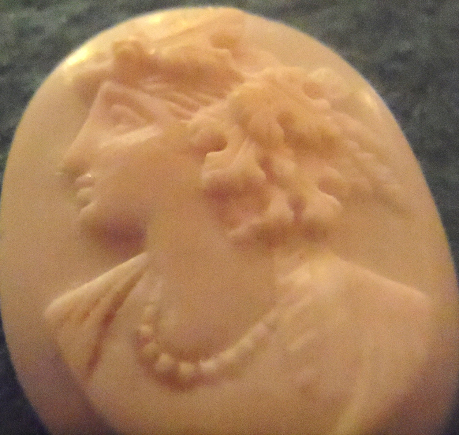 Angel Skin Carved Cameo Cabochon (unset) RESERVED FOR SHAM