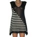 Knitted Tunic, Black Knitted Top, Fall Knit, Knitted Vest, Fall Fashion, Black and Grey, Geometric Top, Asymmetric Tunic, Long Tank Top OOAK