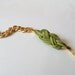Mint Knot Chain Bracelet - Olive Green Suede Sailor Knot Bracelet with Gold Color Aluminum Chain - Rock and Cool