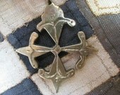 African Brass Pendant 1940s