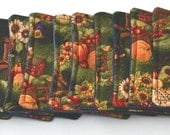 Drink Coasters, Fall Décor, Cornucopia, Fall Decorating, Fall Table, Thanksgiving Table, Set of 12