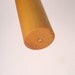 Rolling pin, naturally orange wood, buck thorn, 12 inches long