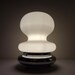 Italian Original Vintage Modernist 1960s/70s Table Lamp Chrome Base - Perfect Condition -As Featured in APARTMENTTHERAPY.COM - 5 TREASURIES