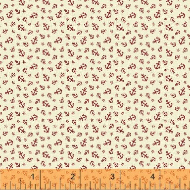 Windham Fabrics - Ascot - Red Anchors