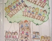 Personalized Family Tree artwork- 25-40 characters