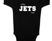 Jets, Little Jets Fan, Child's Infant/Toddler One-Piece Lap Tee or T-Shirt 6mos, 12mos, 18mos, 24mos, 2T, 3T, 4T