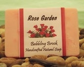Rose Garden handmade all natural soap. Vegan.