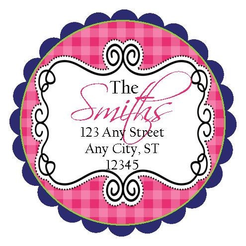 Address Label Stickers on Labels Stickers For Party Favors  Gift Tags  Address Labels  Preppy