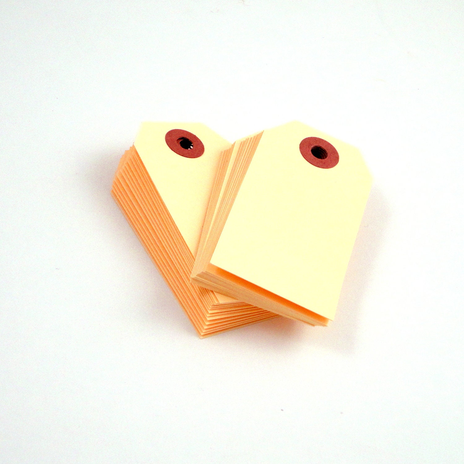 35 Manila Hang Tags 3 1/4" X 1 5/8" (82mm x 41mm) for Gift Tags, Scrapbooking