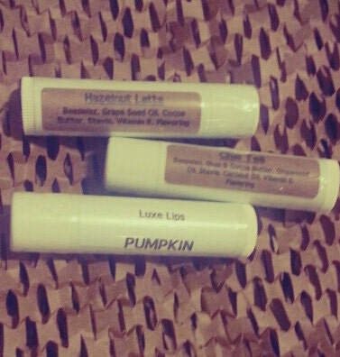 Luxe Lips Spicy/Coffee/Warm Collection Handmade Lip Balm Special deal Save by buying 3