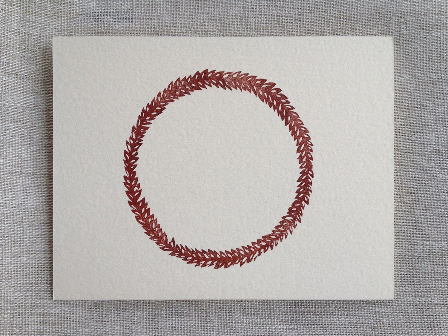 Tiger Laurel Stamp and Notecards