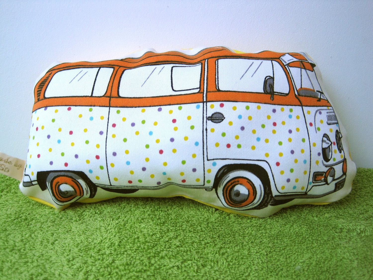 VW style Camper van soft toy