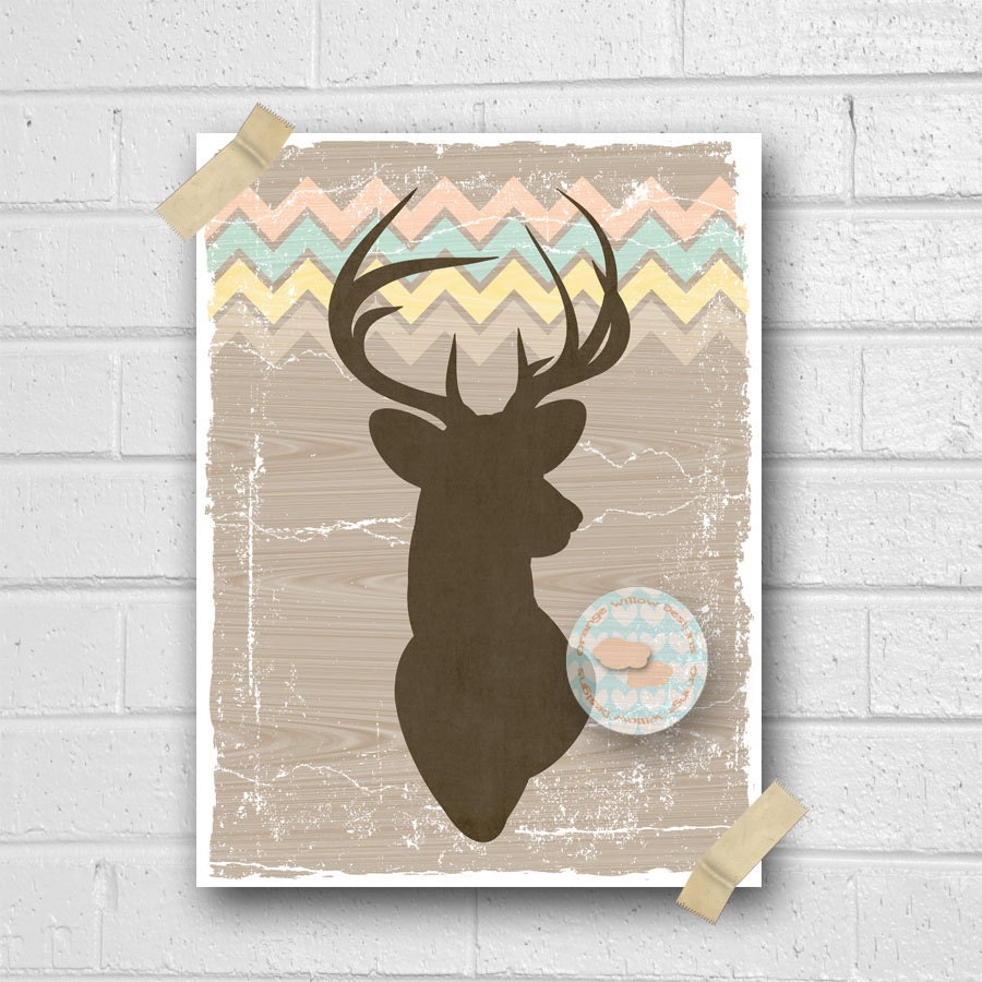 Deer Head Print