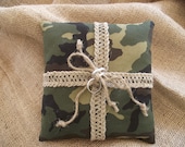 Camoflage Ring Bearer Pillow - EulasHeart Camoflage Ring Bearer Pillow - EulasHeart