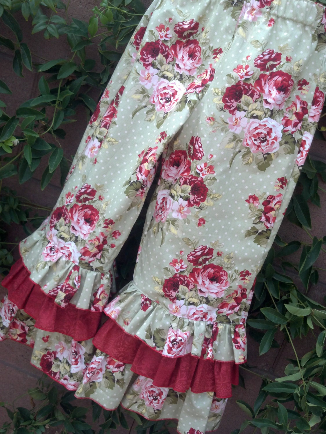 Ruffle Pants - Shabby Chic - Country Chic