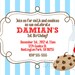 Milk and Cookies Invitation