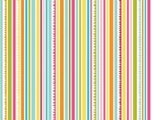 Riley Blake Fabric Sunny Happy Skies Yellow Stripe-One Yard