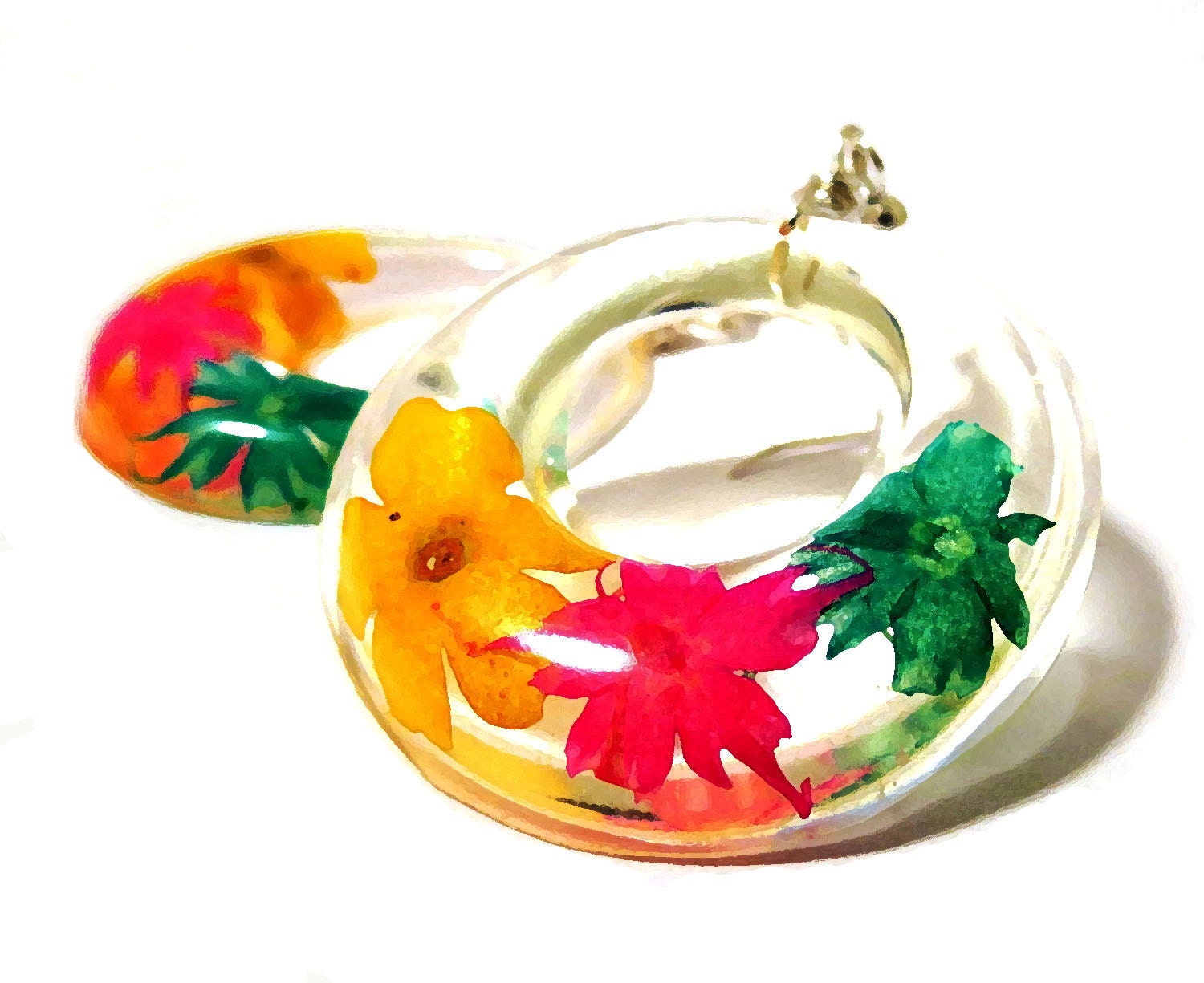 Colorful Hoop Earrings