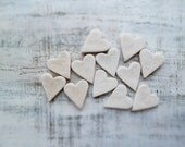 12 hearts DIY Valentine Day decor, Valentine gift  Rustic Shabby Chic wedding favors gifts bridal shower favors wedding decor gifts
