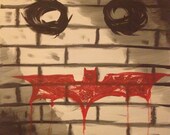 Batman and joker painting - HandmadeByAAA