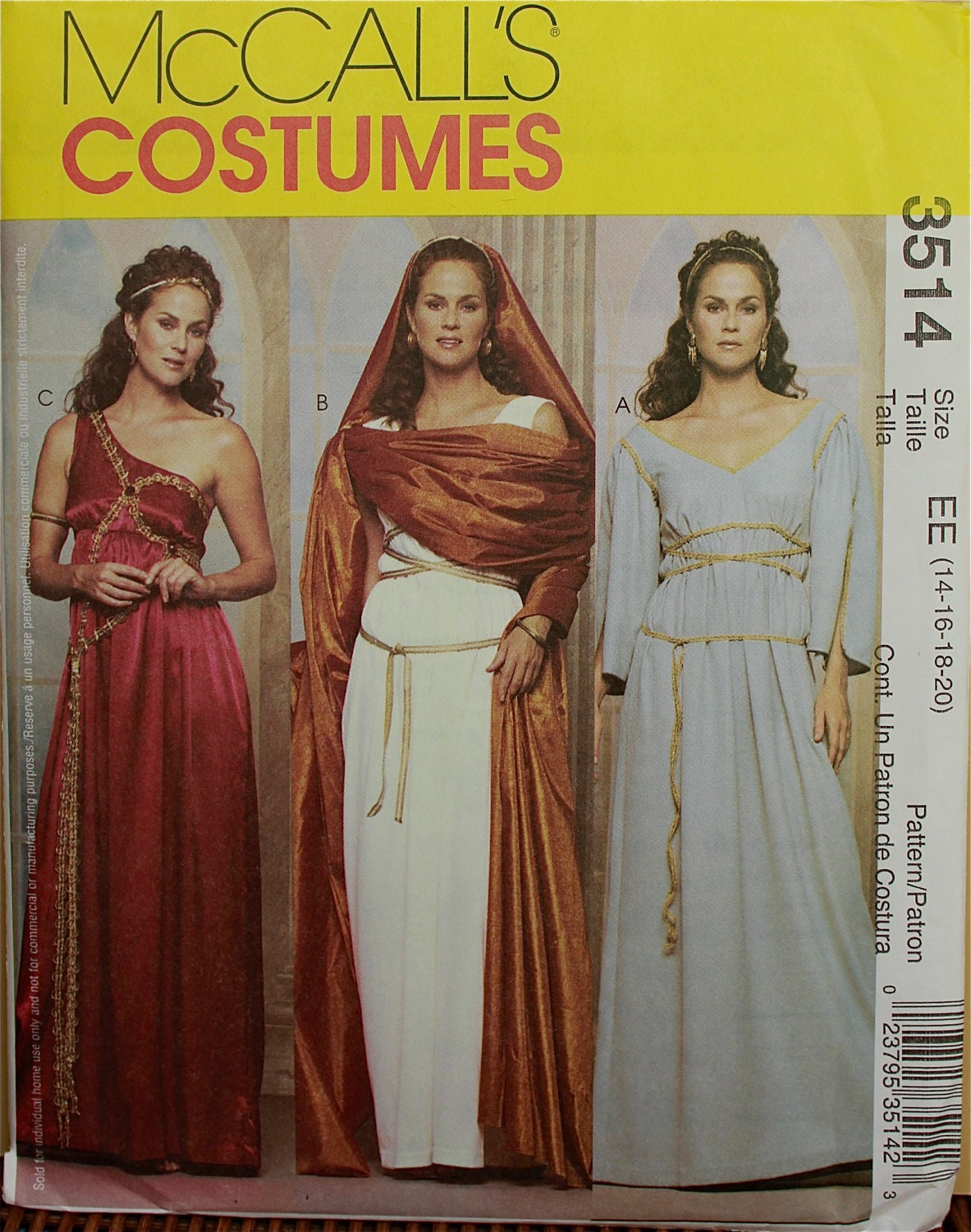 Toga Costume Patterns