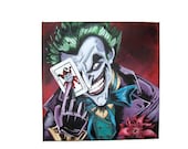 The Joker - Original Acrylic Painting - DC Comic Book Batman Painting - 12 x 12 - Geekery
