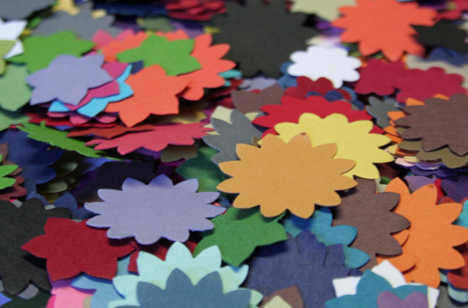 Boho blossoms diecuts - pack of 75